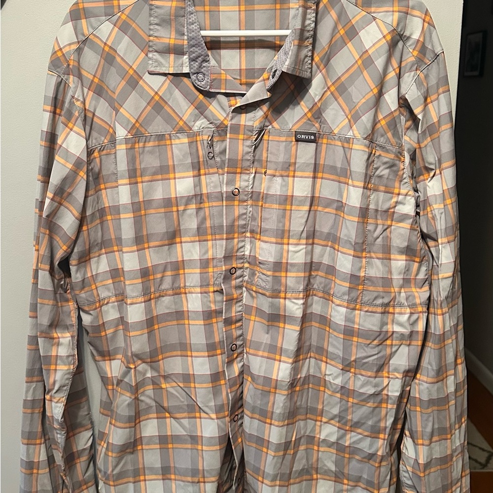 Orvis Plaid Button-Up Shirt